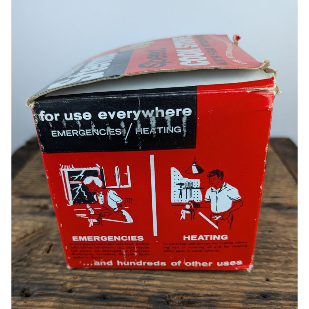 Vintage 1960's Sterno Camping Stove New in Box with All Components