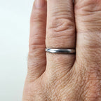 Wedding Band Ring Size 12 1/2 Sterling Silver 925 Vintage