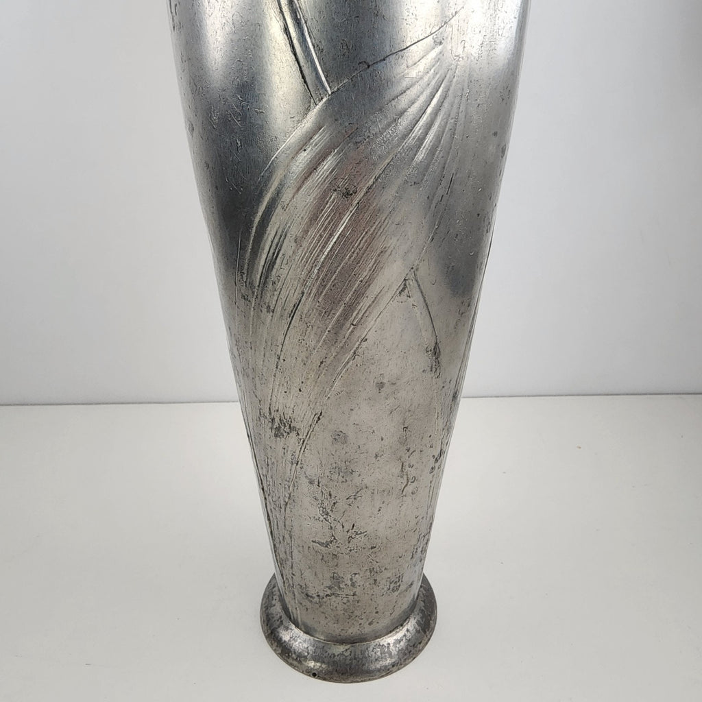 Art Nouveau Lily of the Valley Kayserzinn Floral Pewter Vase 4312 Antique