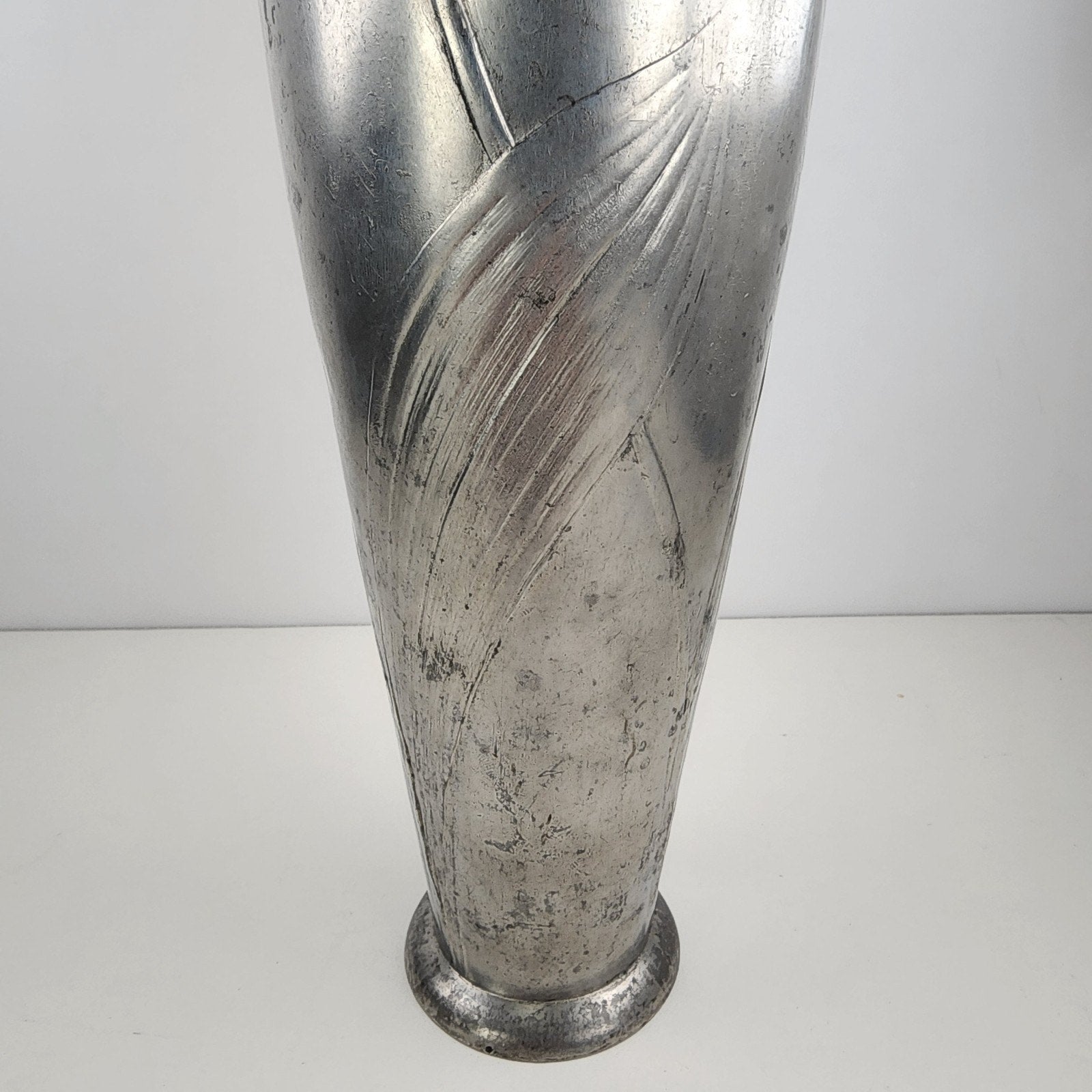 Art Nouveau Lily of the Valley Kayserzinn Floral Pewter Vase 4312 Antique