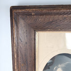 Black & White Woman Photo Framed Female Picture19th/20th Century Antique