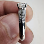 Vintage .900 Platinum Natural Diamond Wedding Set 1.00ct Center Stone 8.2g