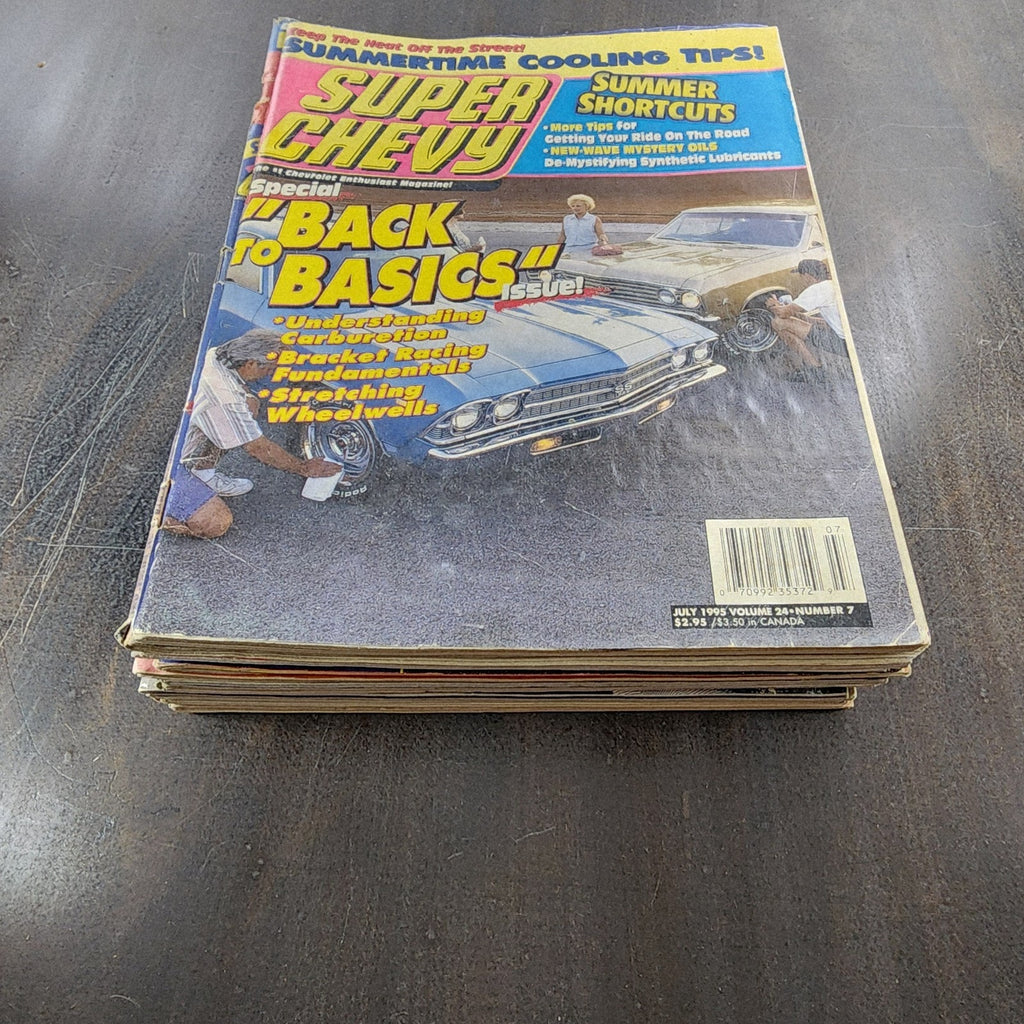 Hot Rod Muscle Car Magazine Group of 12 Vintage Super Chevy One Dozen