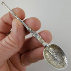 1901 Chester UK Coronation Spoon Sterling Silver 925 Antique