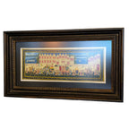 Miniature Indian Royal Procession Painting on Silk - Framed and Ready to Hang!