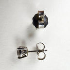 Charles Winston CZ Sterling Silver 925 Stud Earrings Vintage Designer