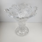 9" Crowned Crystal Vase by Shannon Crystal Czech Republic