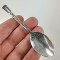 Navajo Coin Silver Stamped Native Spoon Coin Silver 900 Teaspoon