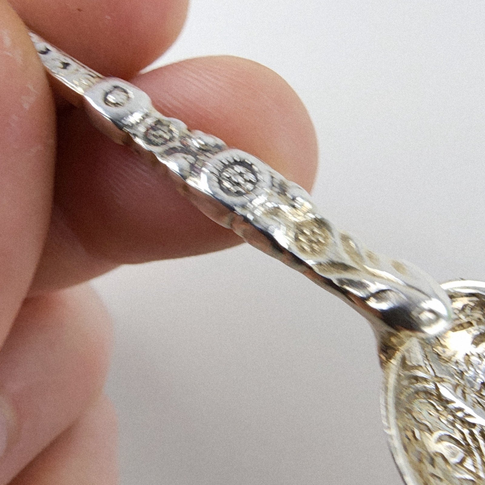1901 Chester UK Coronation Spoon Sterling Silver 925 Antique