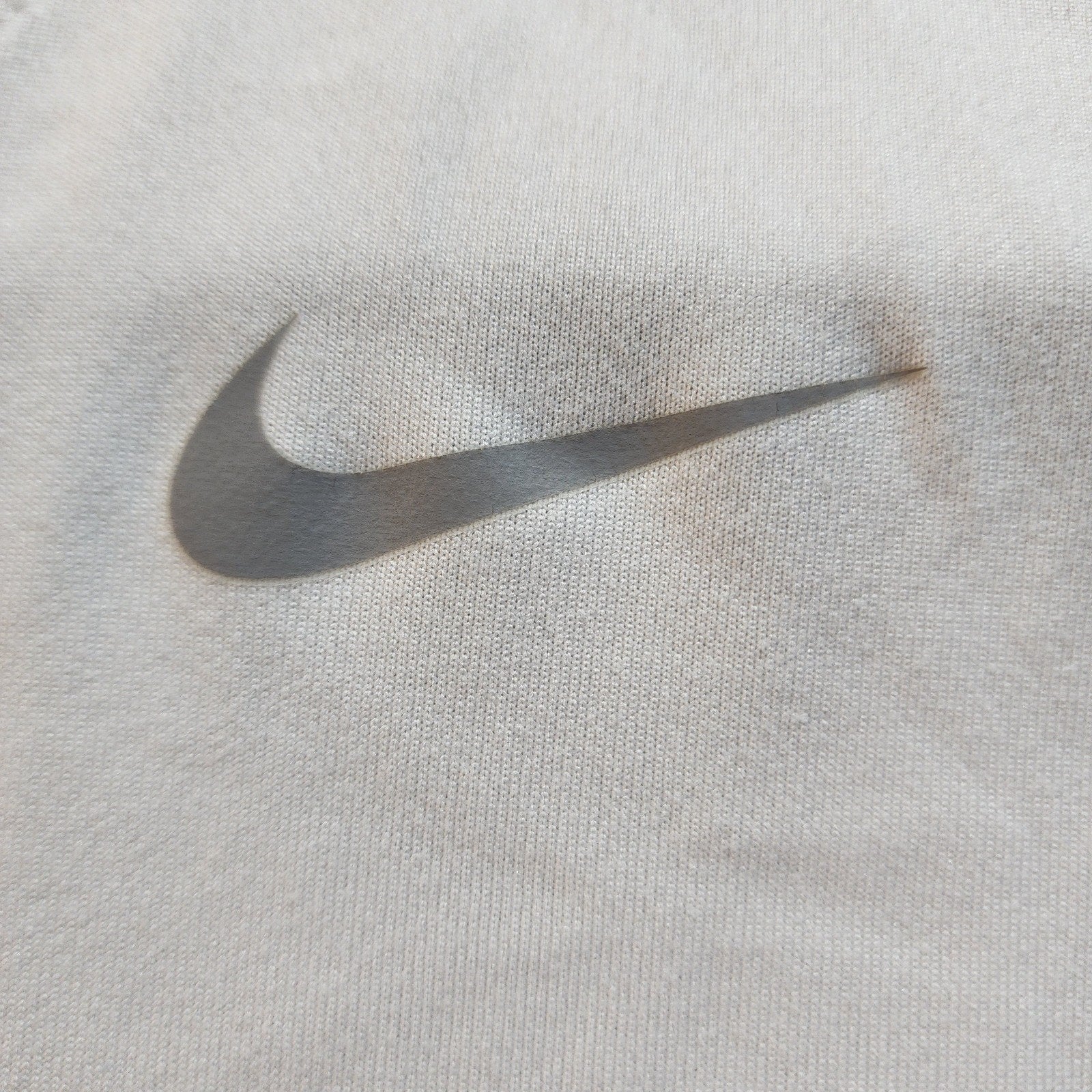 Medium Nike Running Dri-Fit T-Shirt White Vintage Mens Active Wear Sleeveless