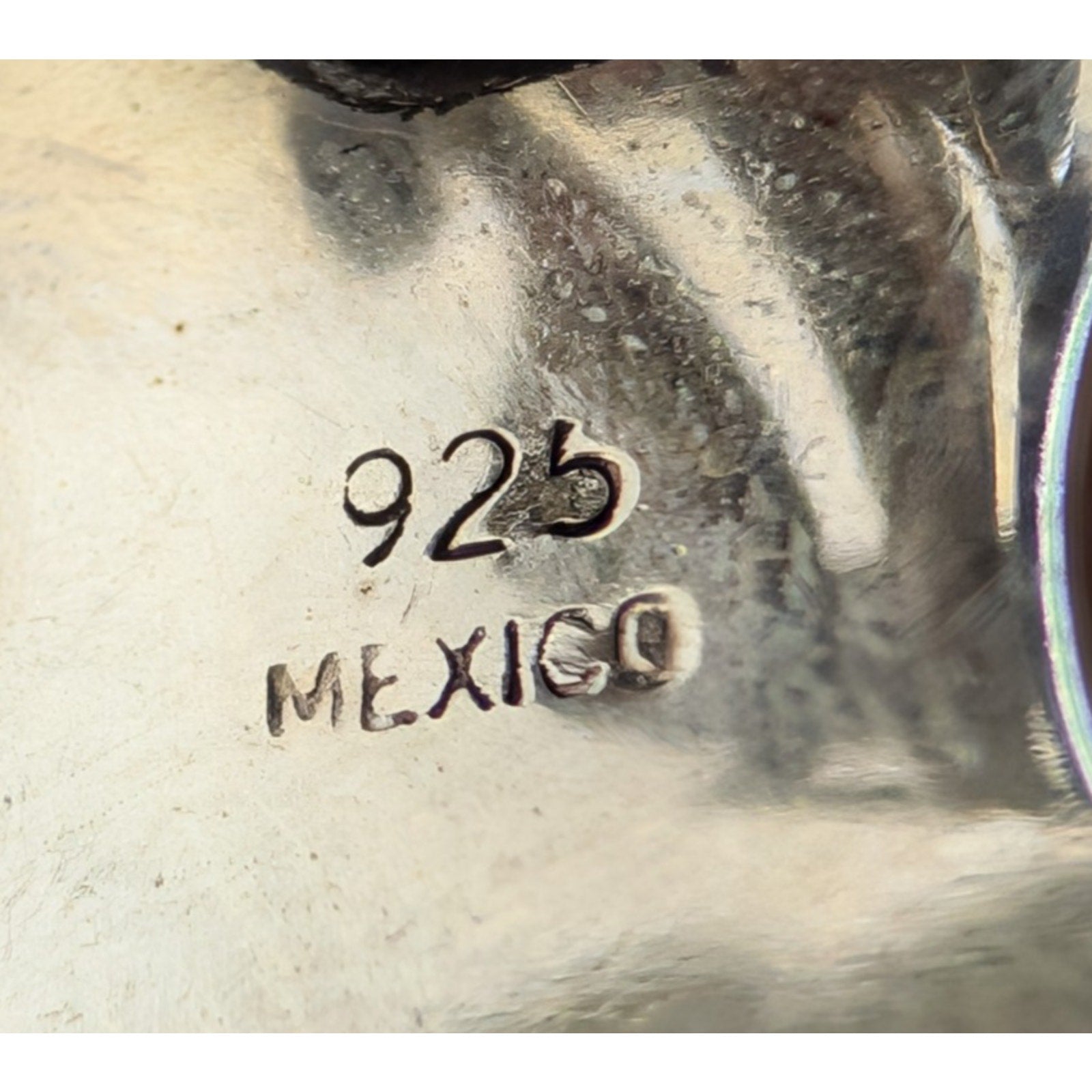 Modernist Scalloped Mexico  Sterling Silver 925 Clip On Earrings 13g
