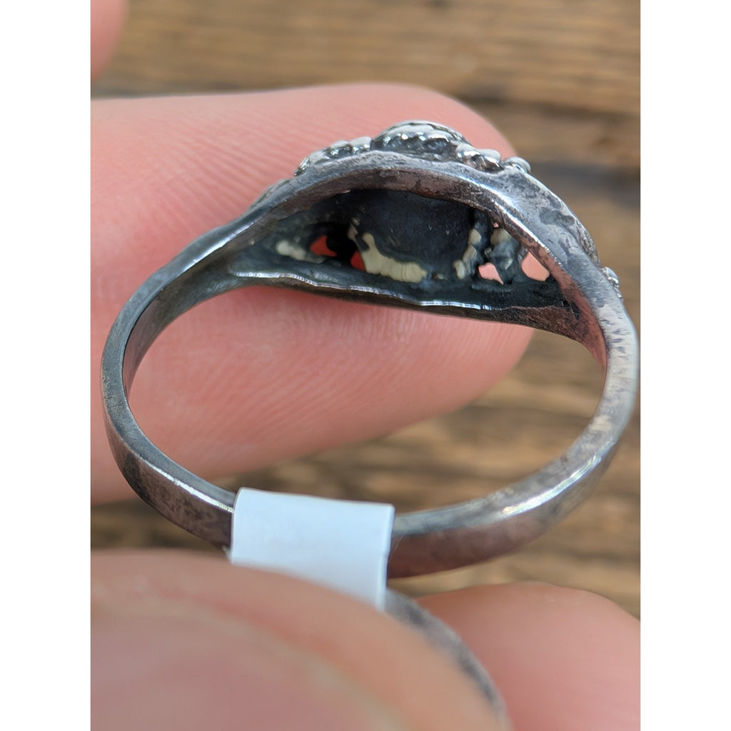 Vintage Southwestern CARNELIAN Sterling Silver 925 Ring Size 6