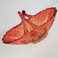 Fenton Amberina Daisy & Button Depression Glass Mini Basket