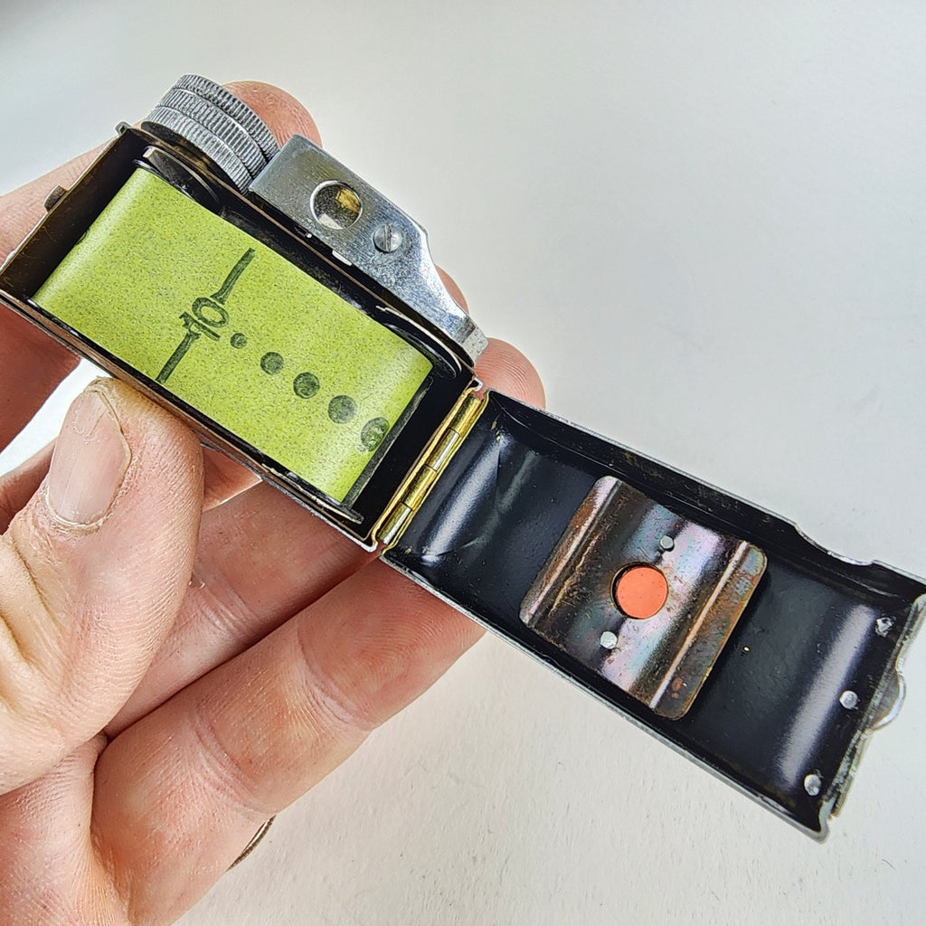 Hit Mini Spy Camera with Leather Logo Case Subminiature Japan