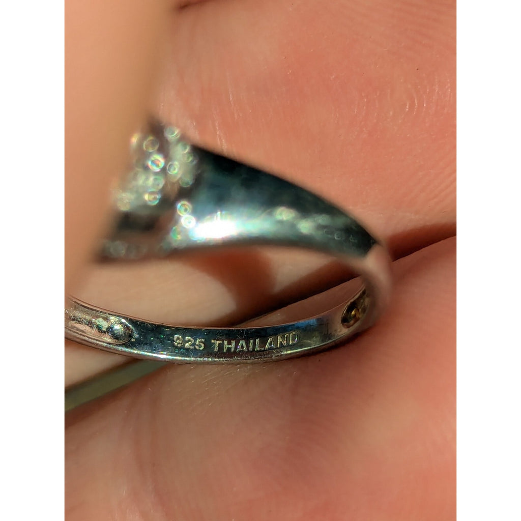 LOVE KNOT Ring Sterling Silver 925 - Size 6 3/4