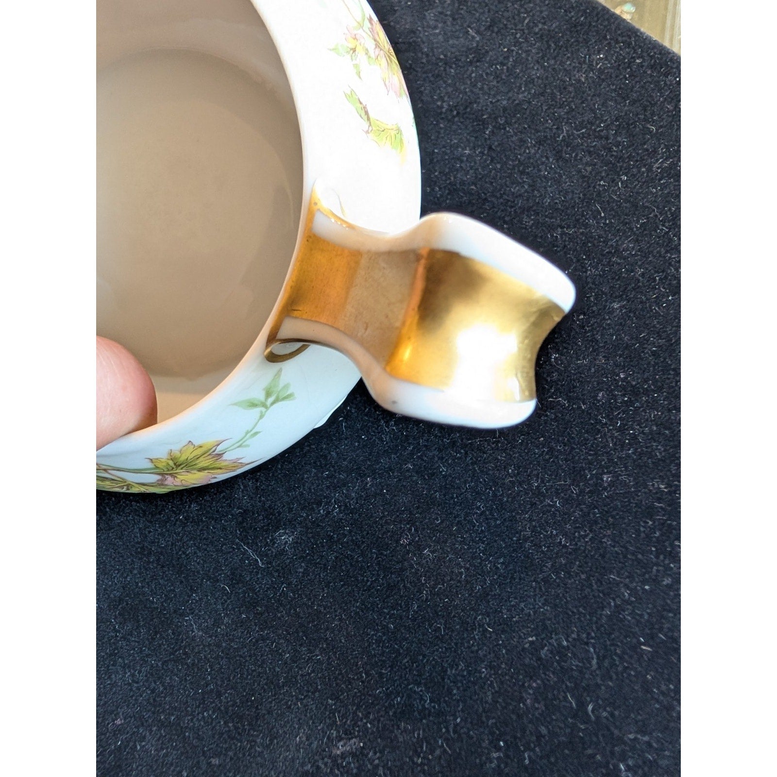 LIMOGES Haviland Autumn Leaf hand Painted Creamer