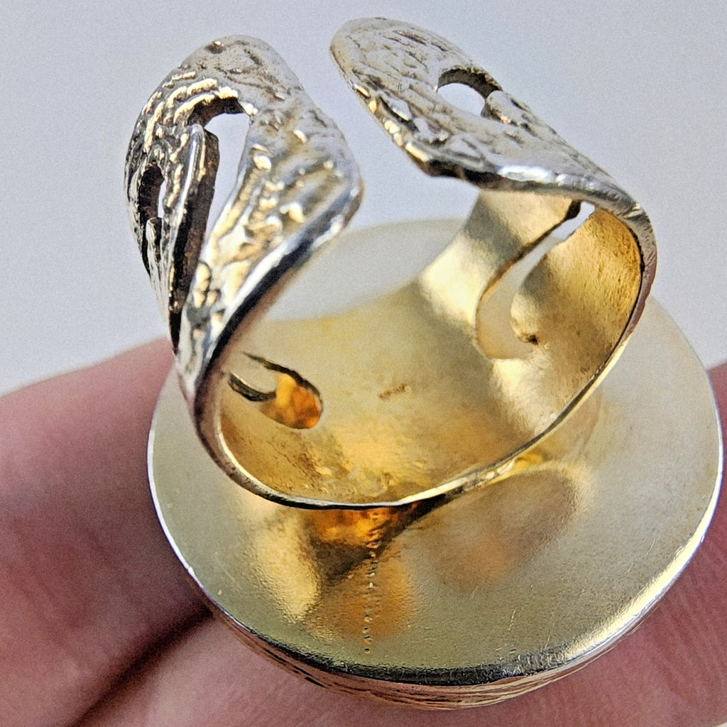 Sultan Murad IV Ring Sterling Silver 925 Adjustable Size 7 Vintage
