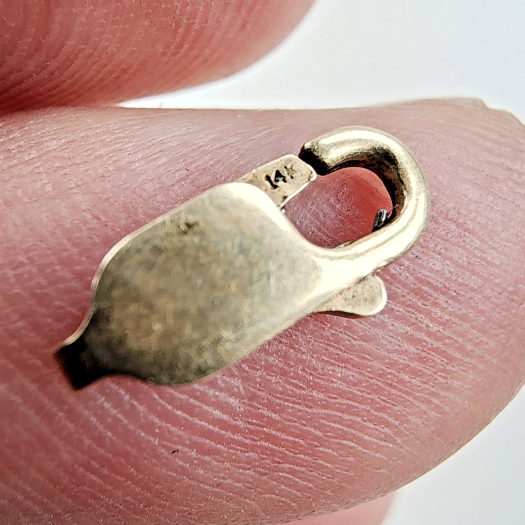 14K Yellow Gold Lobster Claw Clasp