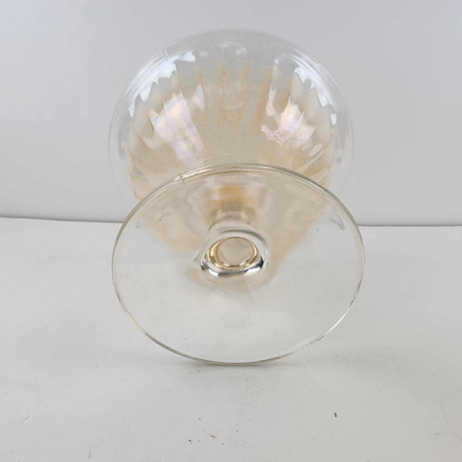 Imperial Glass Marigold Carnival Depression Glass Sherbet Ice Cream Cups Pair