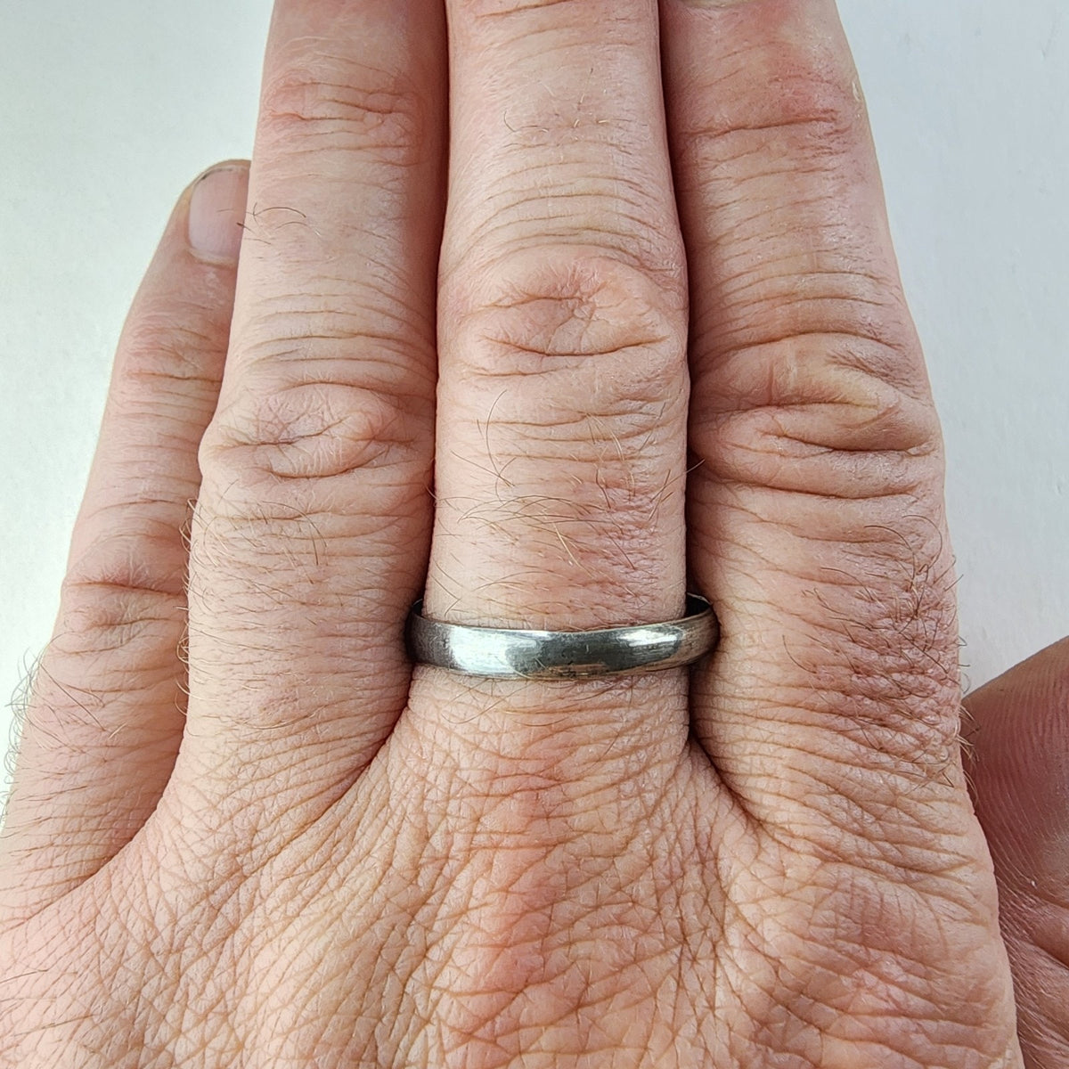 Antique Imperial Russian Wedding Band Ring Size 16 Sterling 84 Silver 875