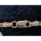 KYANITE Sterling Silver 925 Rough Crystal Pendant with 22" Twisted Rope Chain