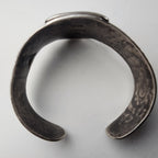 Early Taxco Mayan Warrior Cuff Bracelet 980 Sterling Silver