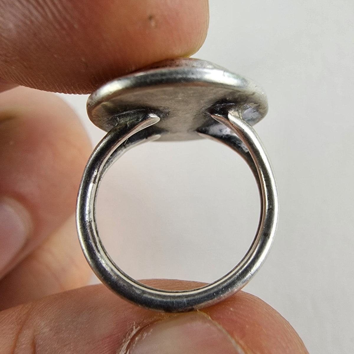 Royston Turquoise Navajo Ring Size 5 3/4 Sterling Silver 925 Vintage Old Pawn