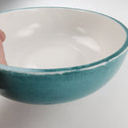 6" Fulper Stangl Teal Turquoise Glaze Bowl Art Deco Period Bowl