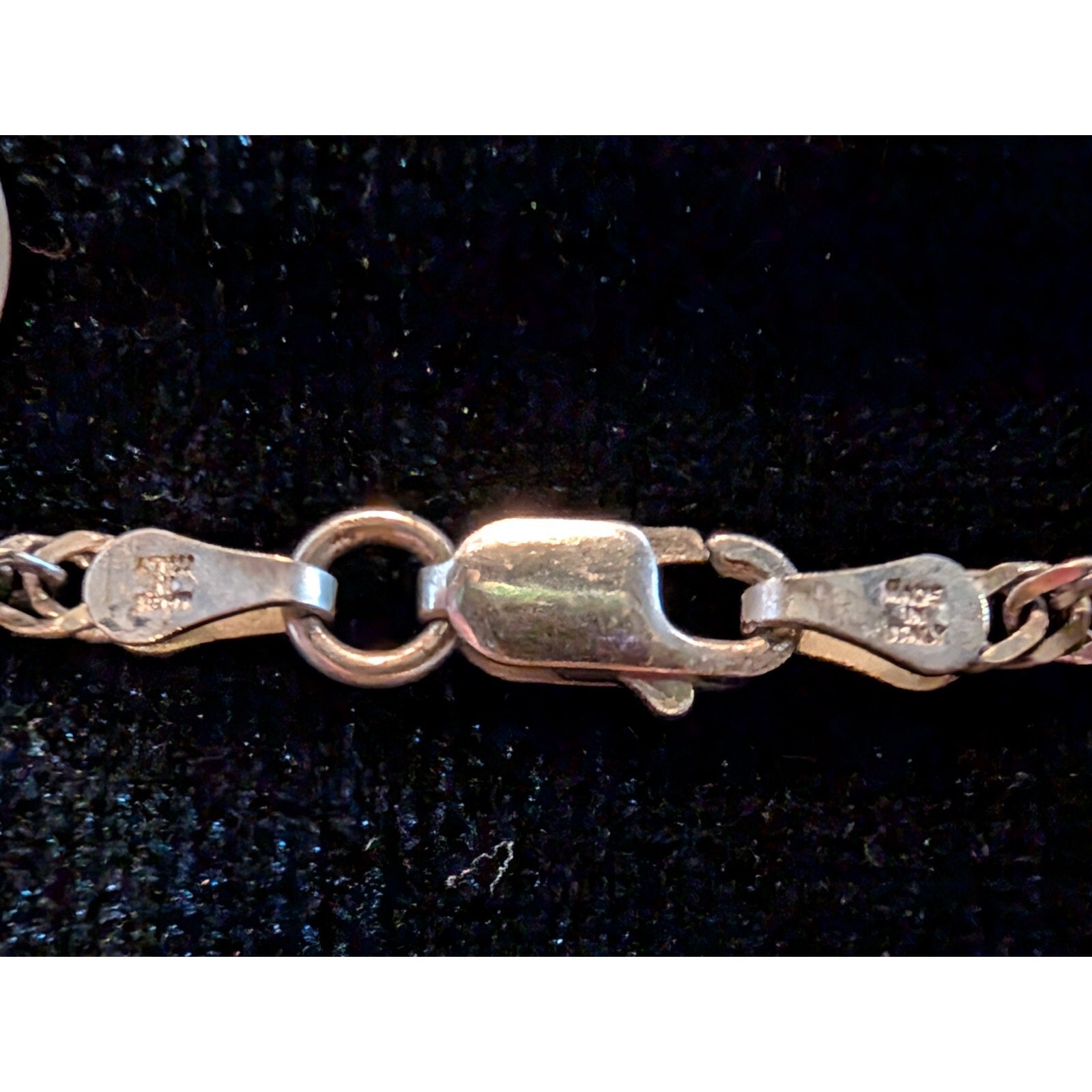 KYANITE Sterling Silver 925 Rough Crystal Pendant with 22" Twisted Rope Chain