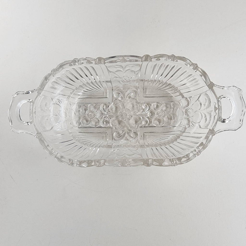 Indiana Glass Killarney Vintage Candy Dish