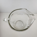 Vintage 9.5" Coca Cola Classic Clear Glass Pitcher Enjoy Coke
