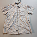 Mountain Hardware Large Gray Button Down Outdoor Shirt Mens Active Wear