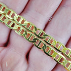 5mm Anchor Link 20" Gold Over Sterling Silver 925 Chain Necklace New