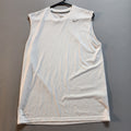 Medium Nike Running Dri-Fit T-Shirt White Vintage Mens Active Wear Sleeveless