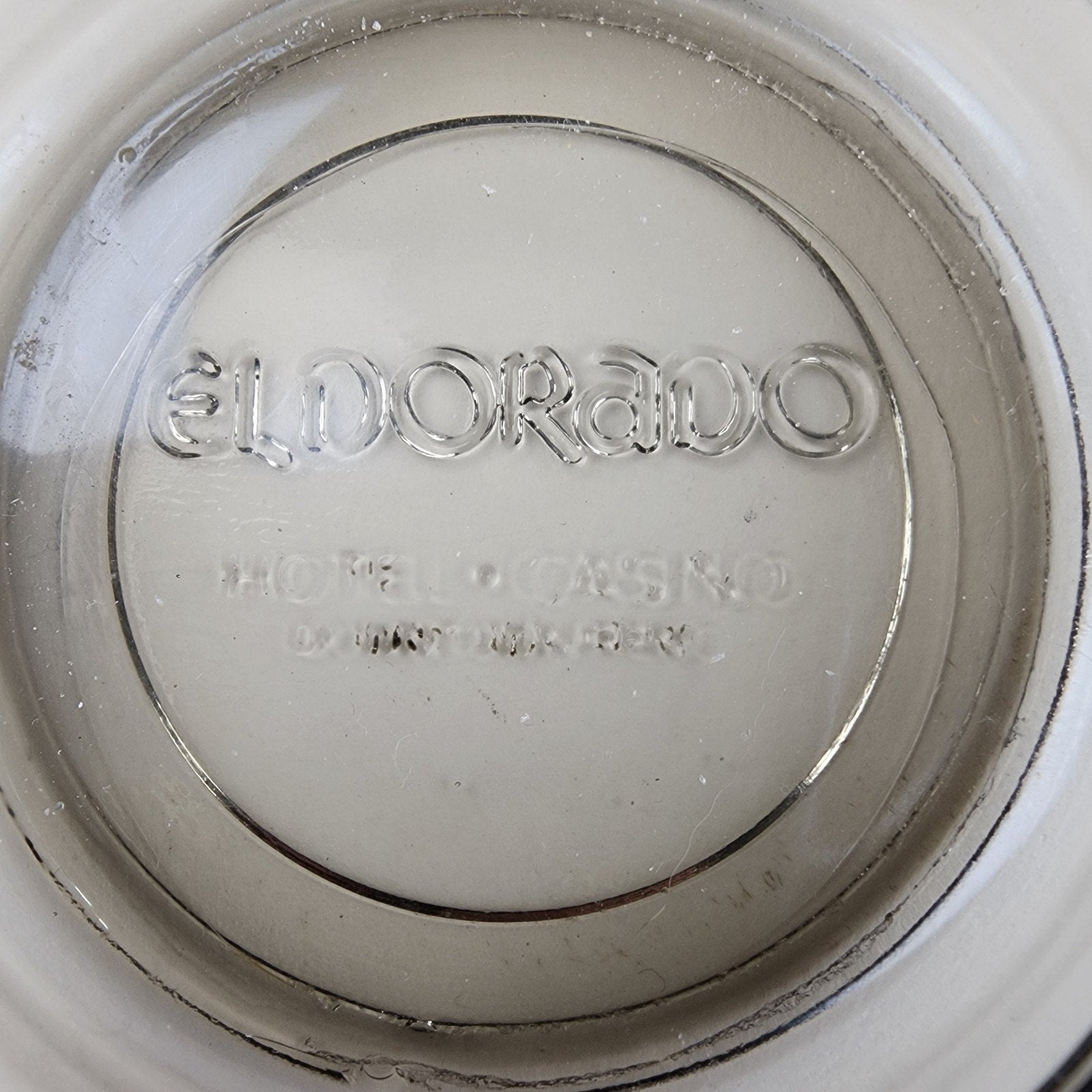 El Dorado Casino Las Vegas Glass Ashtray Nevada