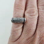Vintage Brighton Sayan Spinner Fidget Ring Size 7 in Sterling Silver 925