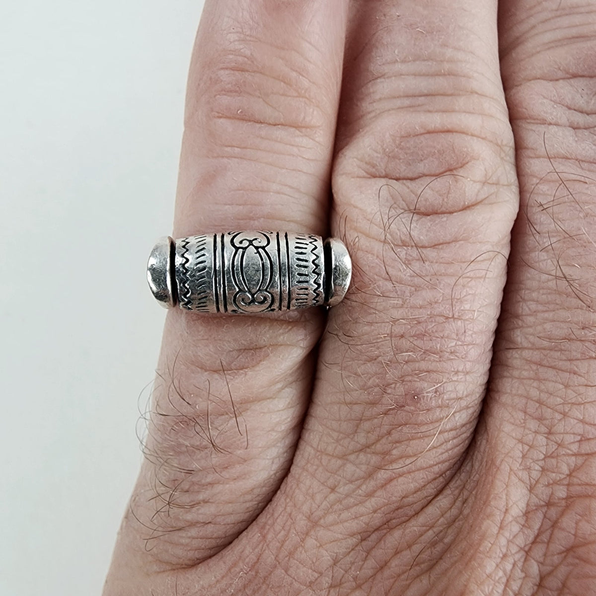 Vintage Brighton Sayan Spinner Fidget Ring Size 7 in Sterling Silver 925