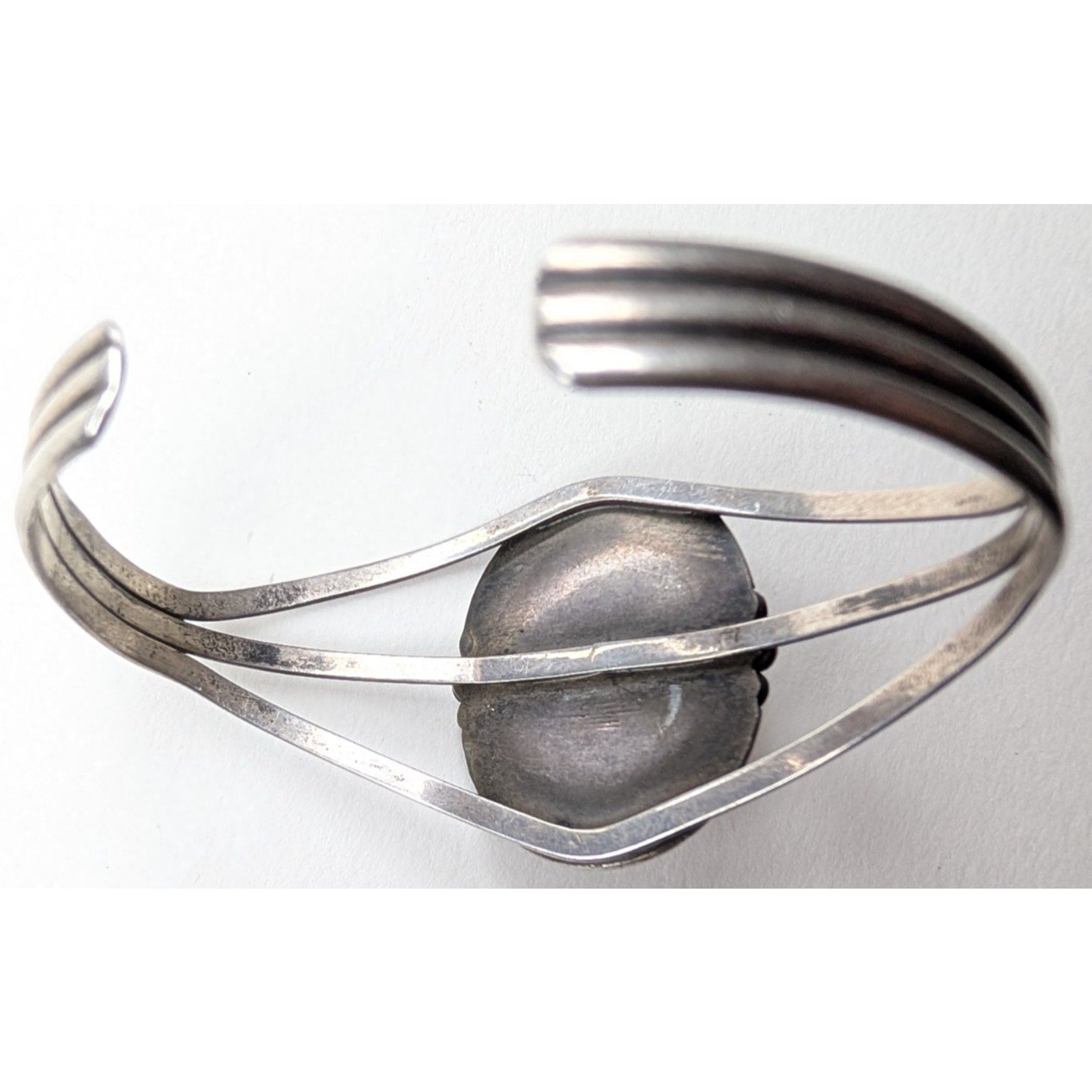 Baltic Amber Native Sterling Silver 925 Cuff Vintage