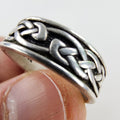 Celtic Knot Band Ring Size 8 1/2 Sterling Silver 925 Wheeler Manufacturing Co