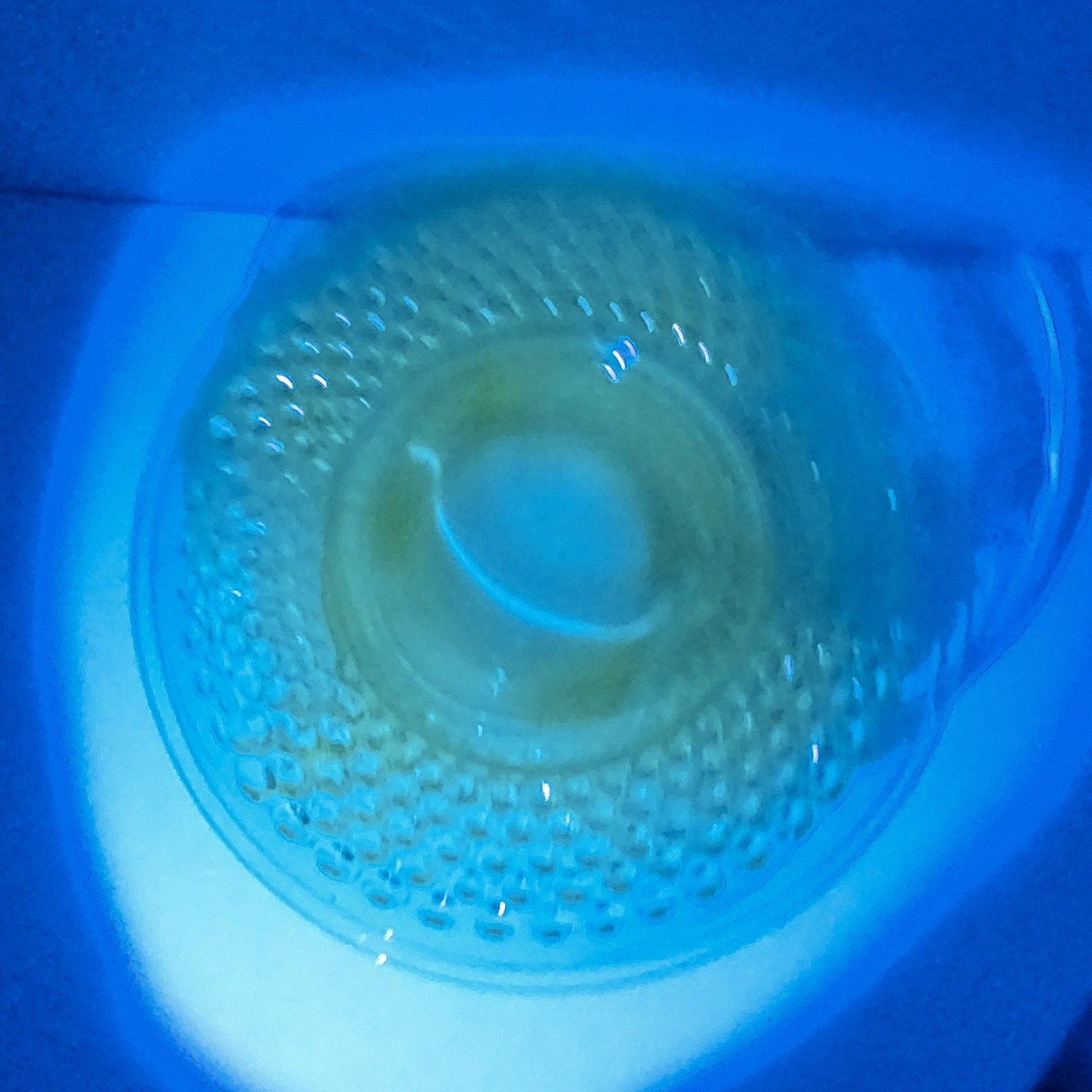 8" UV Uranium Green Glow Glass Plate by American Pioneer Set of 4