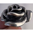 Electroform Flower Rose Sterling Silver 925 Designer Ring Size 7 1/4