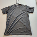 Medium Nike Running Dri-Fit T-Shirt Black Vintage Mens Active Wear Short Sleeve
