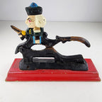 Colonial Toy Soldier Antique Painted Cast Iron Nutcracker