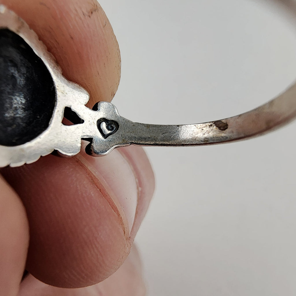 Vintage Brighton Raised Dome Ring Size 9 in Sterling Silver 925