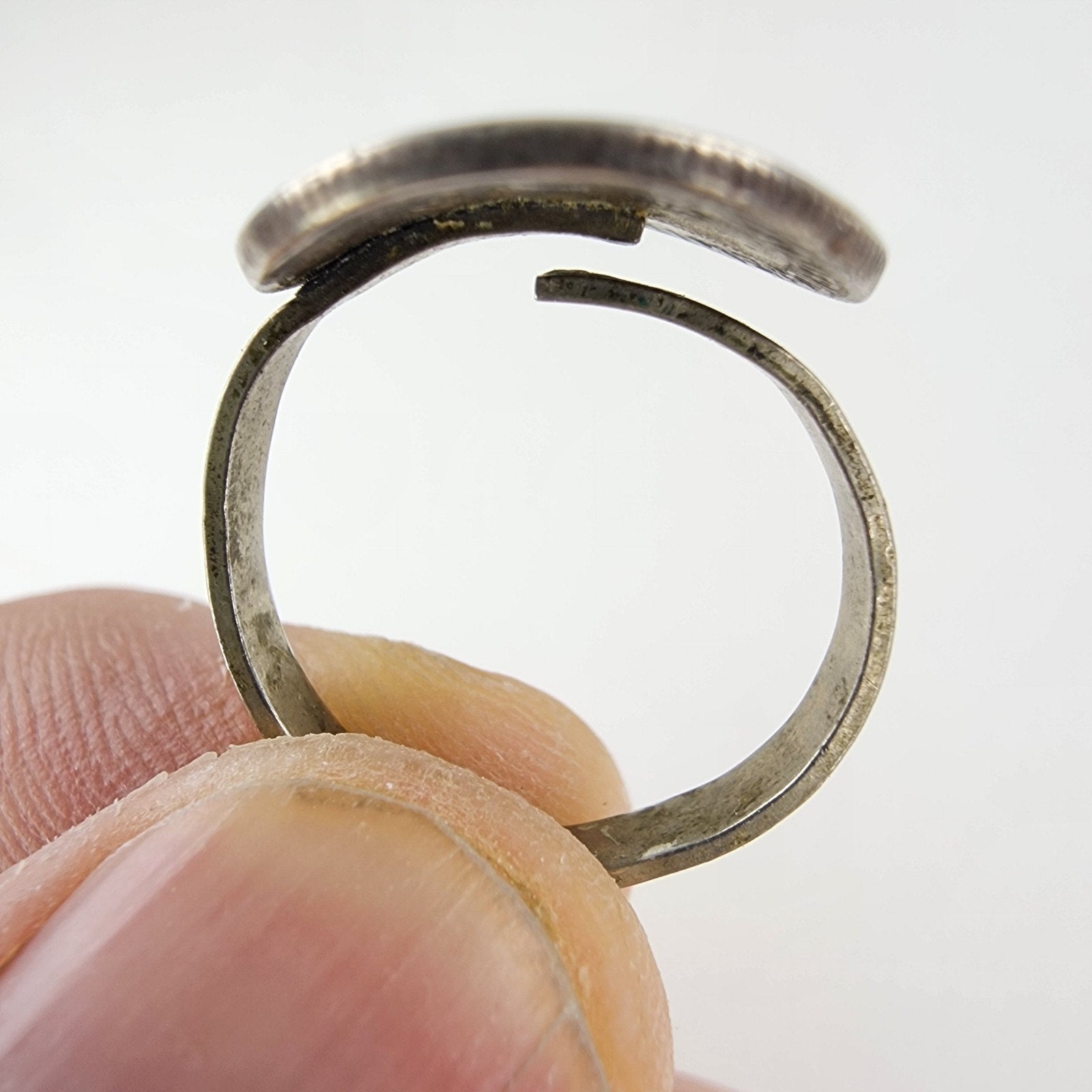 1944 Mercury Dime Adjustable Ring 90% Silver Vintage