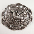 Antique Leif Erikson 830 Silver Brooch Soren Nielsen Norsk Monster Eriksonn