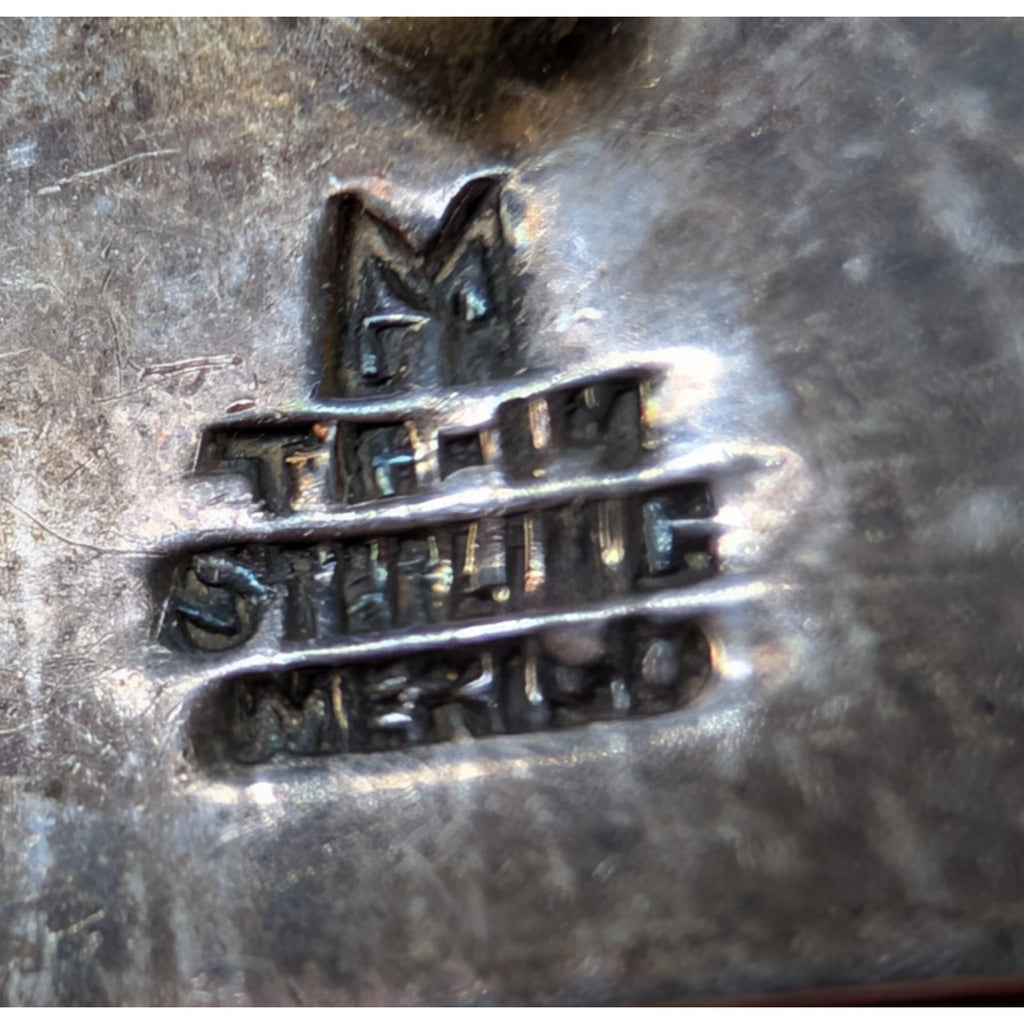 Taxco Modernist Square Sterling Silver 925 Earrings Vintage 18g