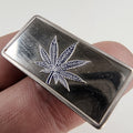 Vintage 1/4 Troy Ounce .999 Fine Silver Bar Legalize It Leaf Bullion