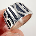 Vintage Biker Heavy Band Ring Size 11 Sterling Silver 925