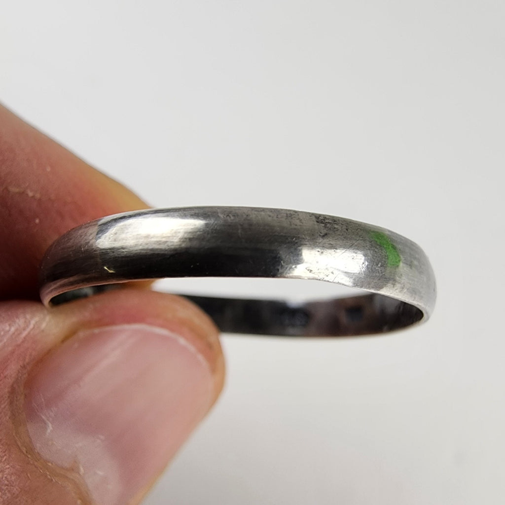 Antique Imperial Russian Wedding Band Ring Size 16 Sterling 84 Silver 875